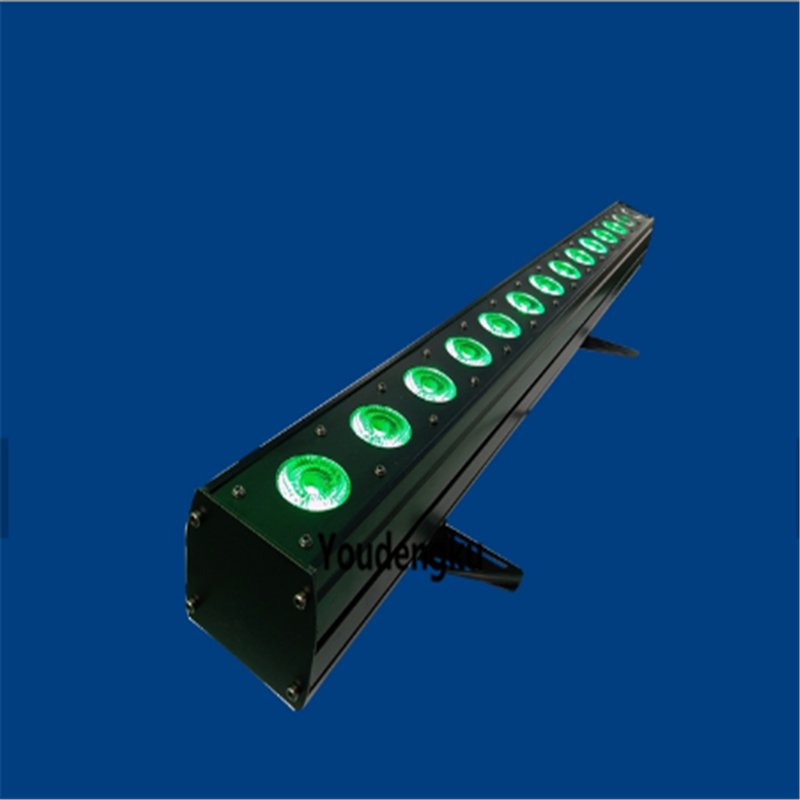 4 pieces Indoor RGBWA pixel LED bar lights, 14x15W 5-in-1 LED wall washers for uplighting and wall washing
