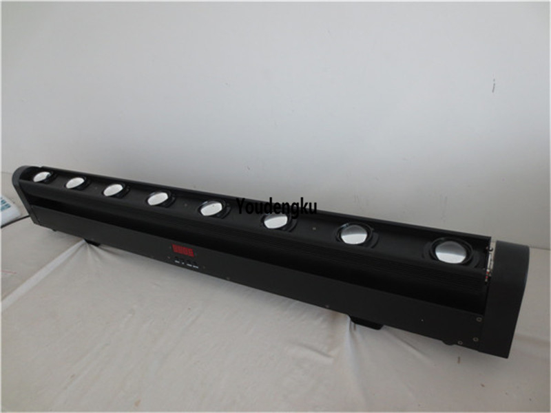 4 pieces of 10w LED linear pixel moving head lights with 8x10w white beams for stage disco lighting