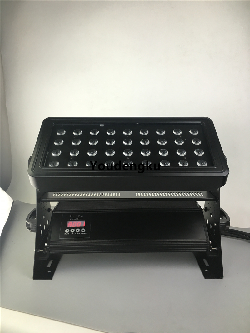 4 pieces of 36*10W 4-in-1 RGBW DMX CityColor outdoor waterproof IP65 LED wall washer lights