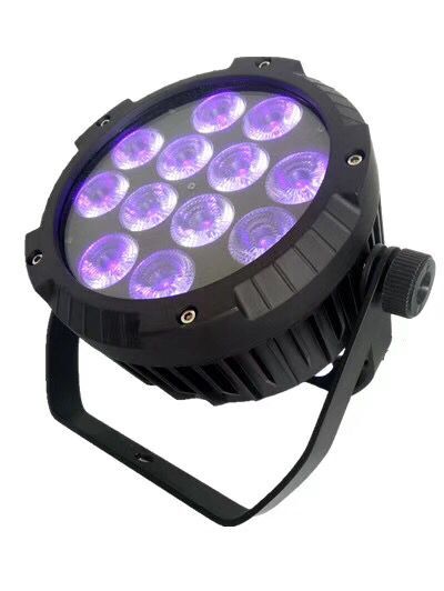 4 pieces of weatherproof 12x18W RGBWA UV LED stage par lights for outdoor use
