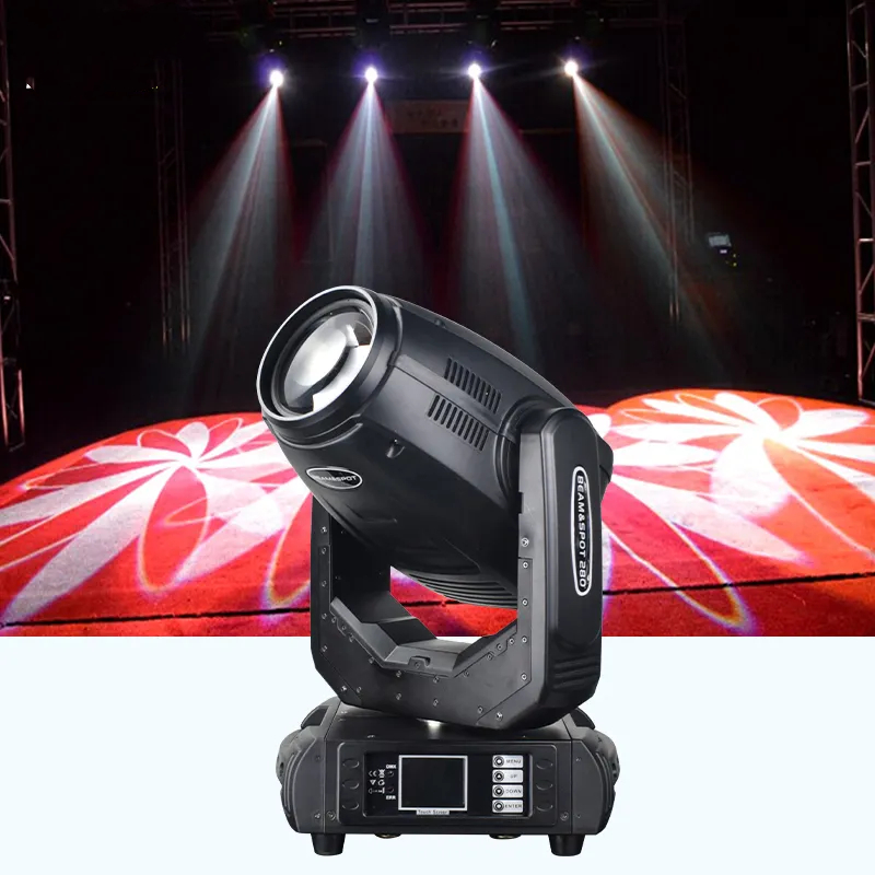 4 powerful 280W moving head lights with 10R beams, featuring Robe Robin Pointe 3-in-1 spot/wash/beam functions for stage events and disco lighting