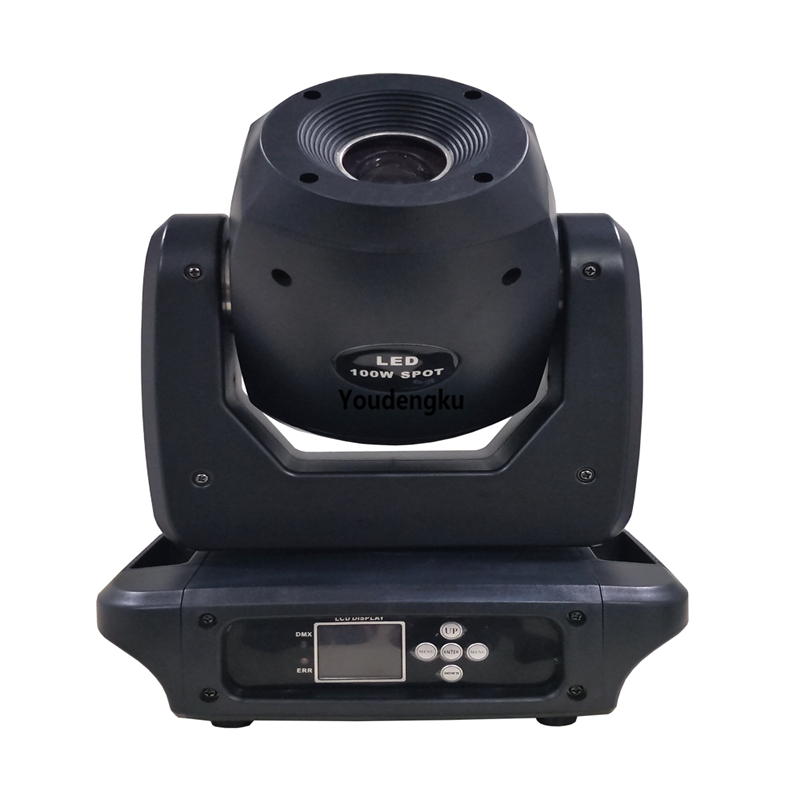 4pcs compact disco DJ stage lights with 100W sharp beam and gobo effects, portable moving head spotlights