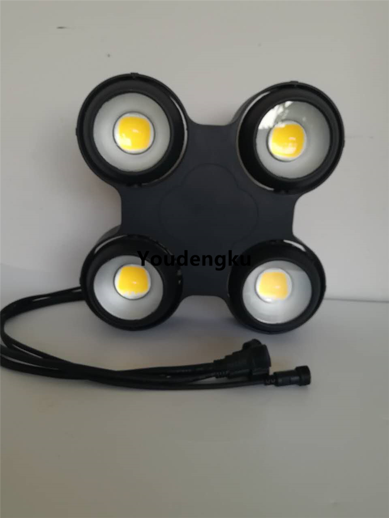 4x100w RGBW 4-in-1 outdoor waterproof IP65 COB LED blinder beam light with 4-eye design