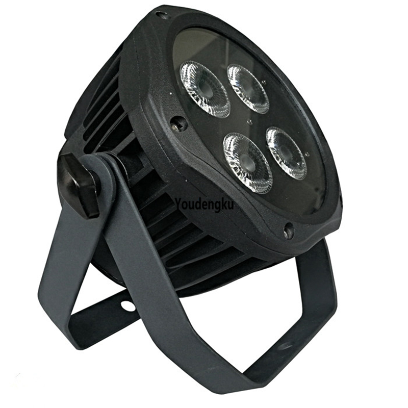 4x18W mini RGBWA UV 6-in-1 LED par light for outdoor DMX 512 control