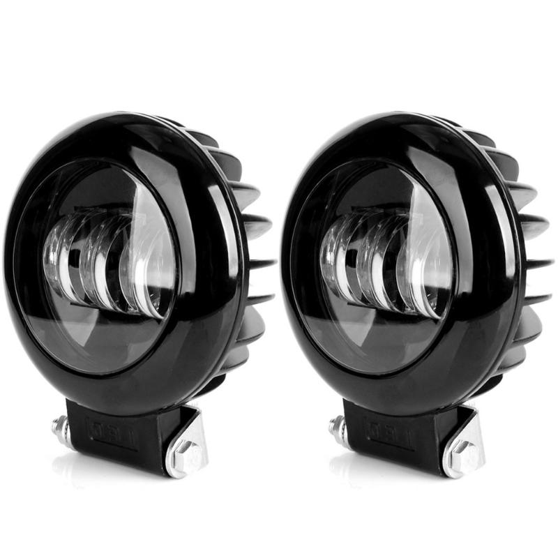 5 Inch Round LED Work Light for 12V Vehicles Including Cars, 4x4s, ATVs, Tractors, Trucks, SUVs, UAZ, Niva, and Motorcycles