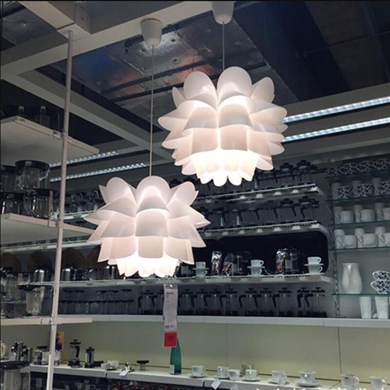 50cm lotus-shaped chandelier shade for romantic ceiling decor and DIY lighting