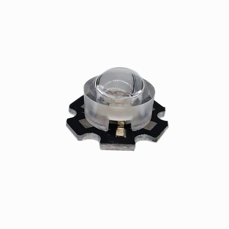 50-piece lamp covers and shades set featuring 13mm LED mini lenses in 45, 60, 90, and 100-degree angles, no holder required, suitable for 1W and 3W synthetic IR power lenses with reflector collimator