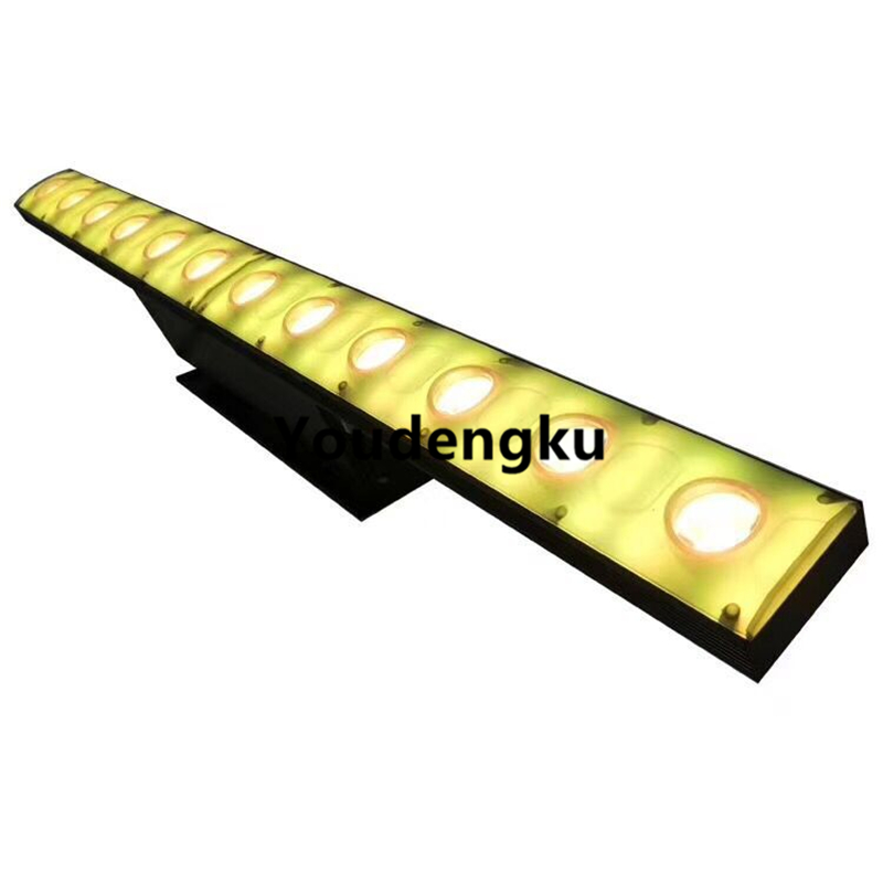 6 DMX512 RGB 3-in-1 pixel LED wall washer bars with 56x0.5W for event background lighting