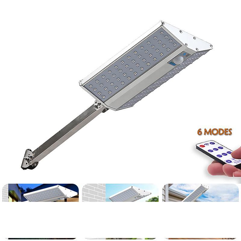 6 Modes Solar LED Light with PIR Motion Sensor for Outdoor Spaces
