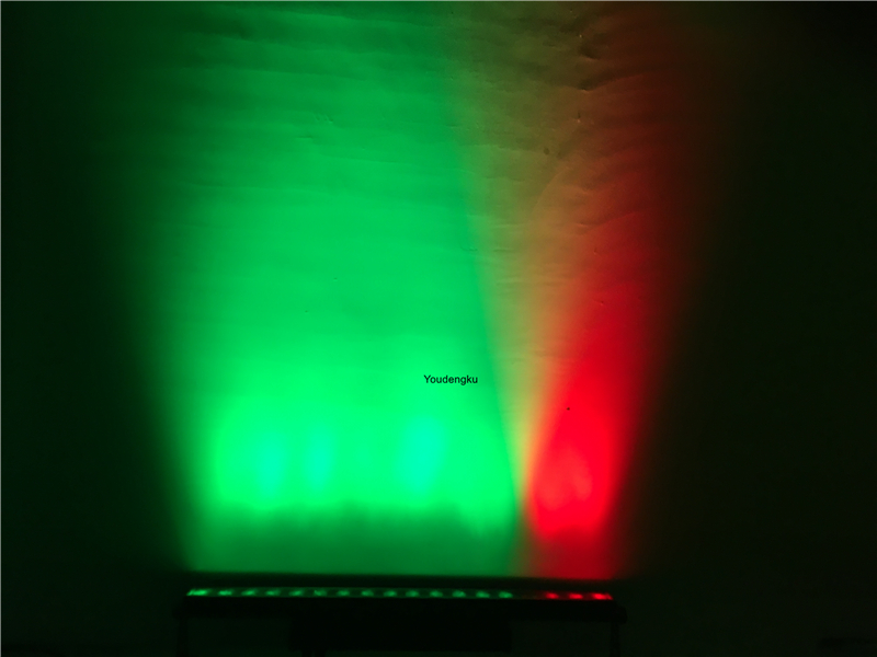 6 pieces of 18x15W RGBWA 5-in-1 pixel LED IP65 outdoor bar lights, 5-in-1 LED wall washers for outdoor linear lighting