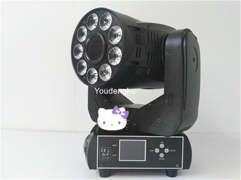 6 top Chinese DMX lighting spot moving heads with 75W LED RGBWA UV wash spotlights