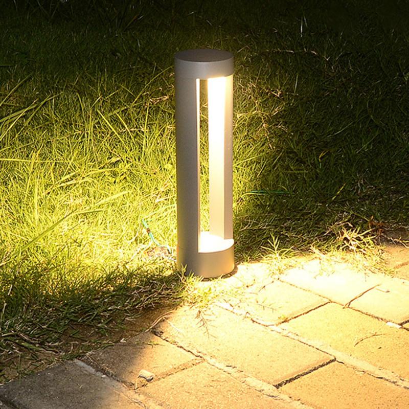 60CM outdoor pillar light for garden pathways, waterproof courtyard bollard with stand pole