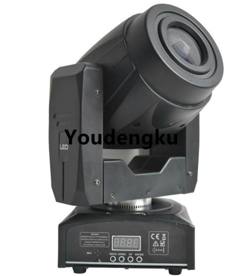 60W LED moving head with 6-piece rotating gobo prism for stage and party lighting