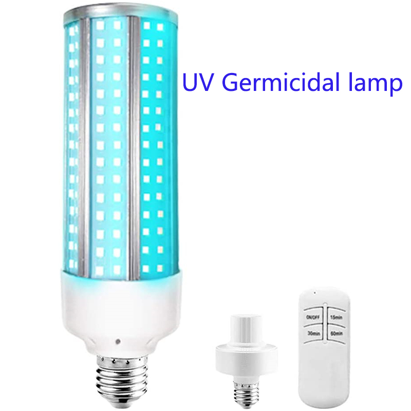 60W UV Germicidal LED Bulb with E27 Base for Home, Warehouse, and Supermarket Disinfection