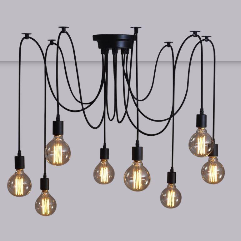 6/8/10/12/14 Lamps Retro Modern Spider Pendant Light Kitchen Lighting Metal Base Material E27 Bulb Base Living Room Lighting

Retro-style spider pendant lights with E27 bulb sockets, available in 6/8/10/12/14 lamp configurations for kitchen and living room illumination