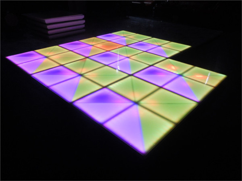 720pcs RGB DMX LED dance floor for wedding events