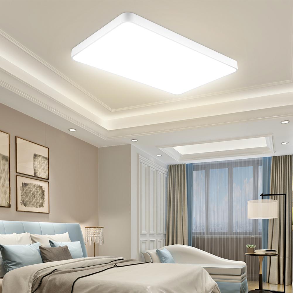 72W ultra slim LED ceiling lamp with a sleek modern rectangular design, perfect for living rooms, bedrooms, hallways, and balconies