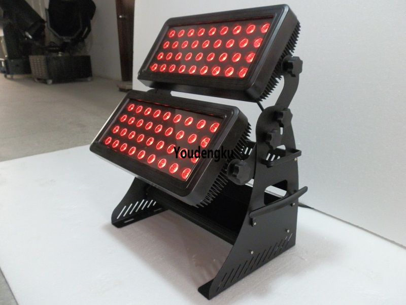72x15W RGBAW 5in1 waterproof double-head LED wall washer for urban color lighting