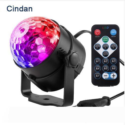7W RGB laser projector with sound activation for disco, stage, and party lighting effects