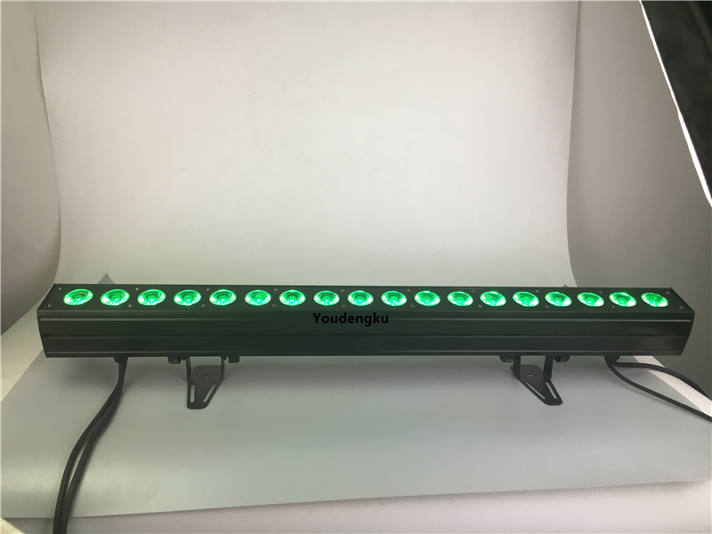 8 IP20 18x18W LED wall bar DJ lights with 6-in-1 RGBWUV indoor wall washer