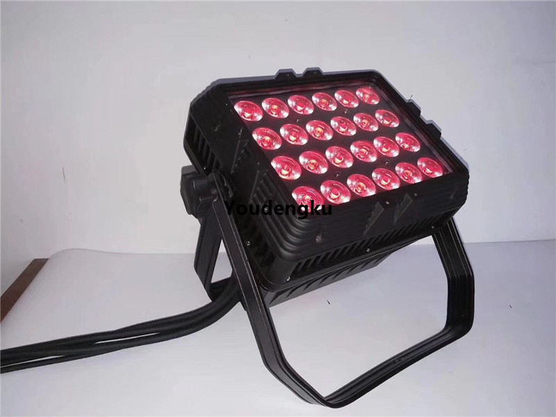 8 waterproof LED wall washers with 24x18W RGBW+UV 6-in-1 city color outdoor lighting