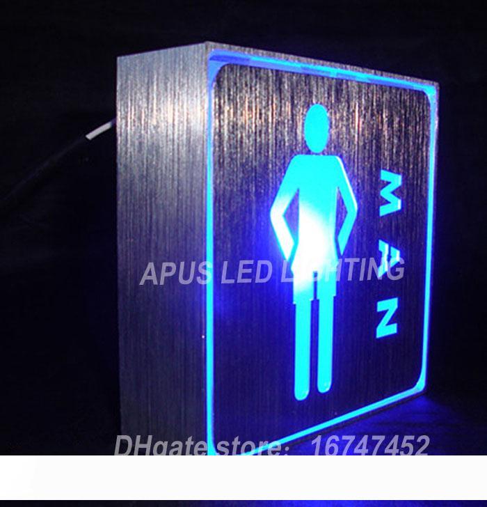 85-265V LED indicator lights for neon sign boxes with directional LED indicators, lighting board patterns for wifi, WC, male, coffee, and free shipping