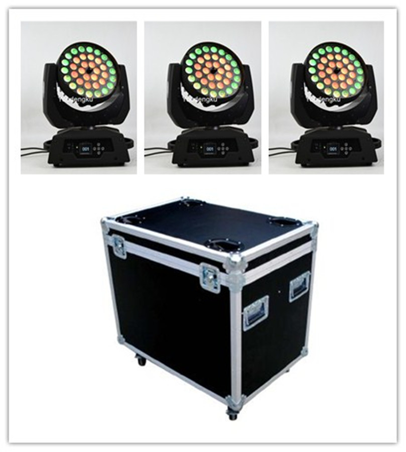 8-in-1 DMX512 RGBWA UV wash moving head with 36x18W zoom and circle control