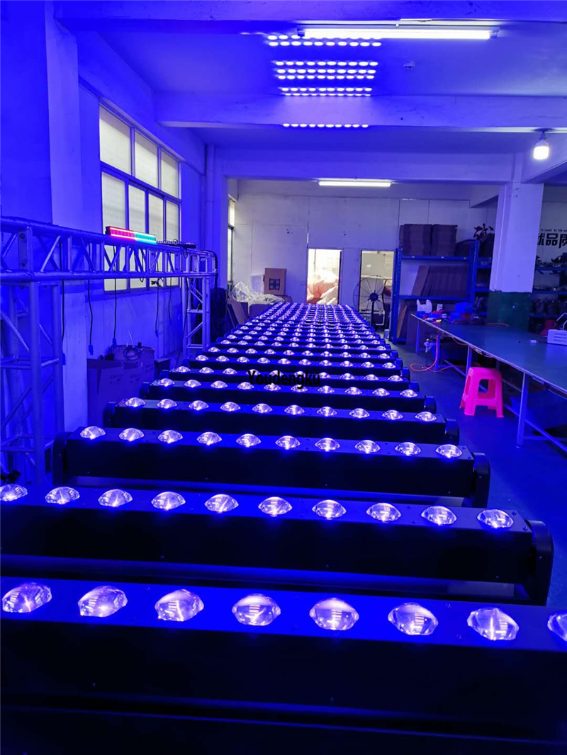 8pcs 10X40W 4in1 RGBW moving head LED pixel matrix Wall Washer beam bar moving head light