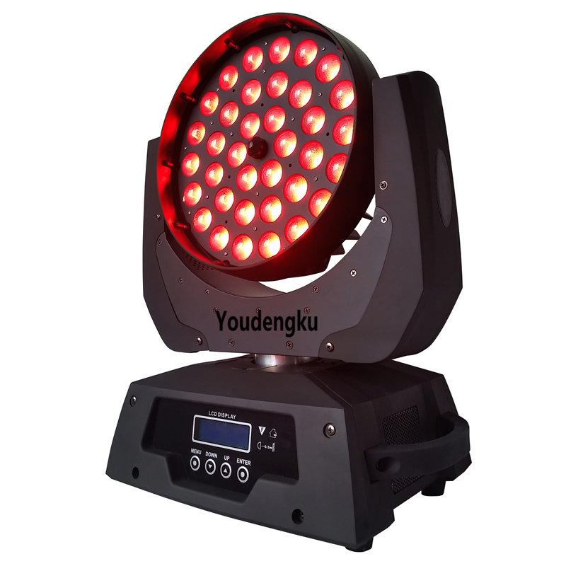 8pcs 36x15W RGBWA 5in1 LED wash moving head by Robe Zoom, stage lighting mixer