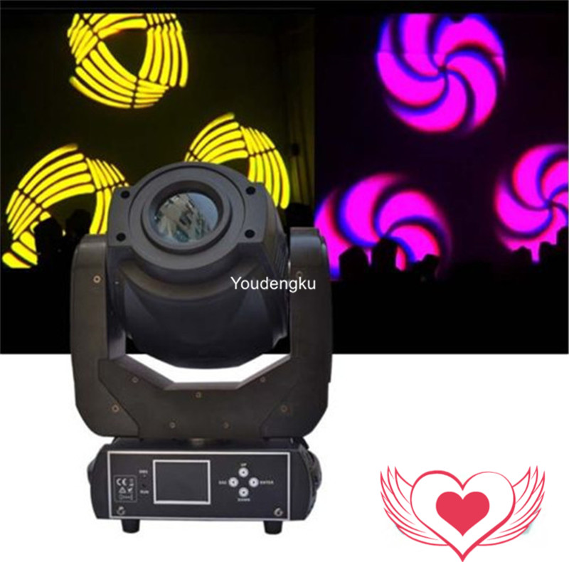 8pcs 90W RGBW LED moving heads with lyre spot and gobo effects