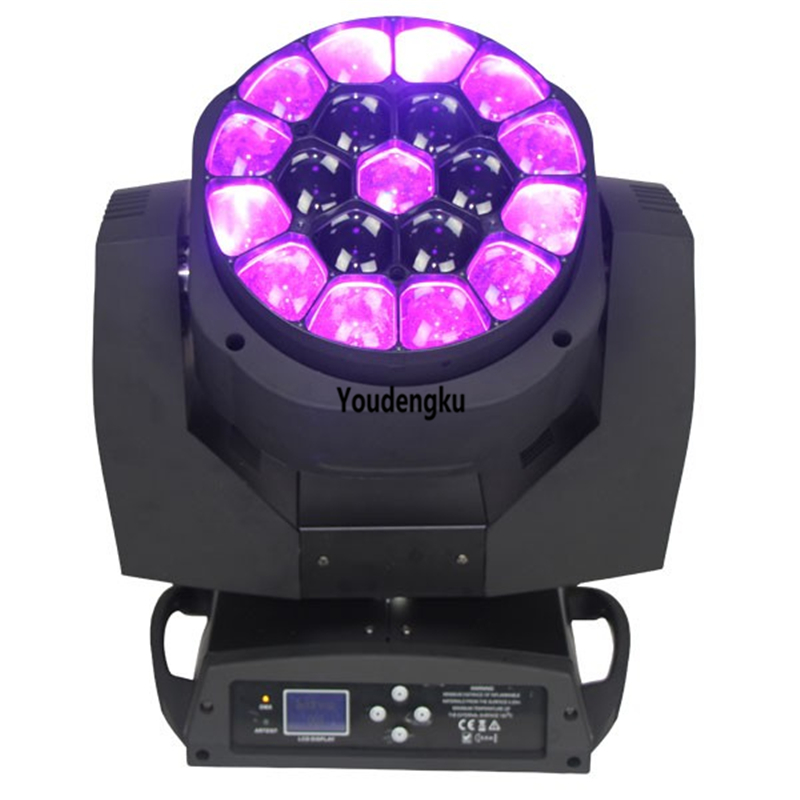 8pcs bright RGBW 19x15W moving head beam wash zoom lights
