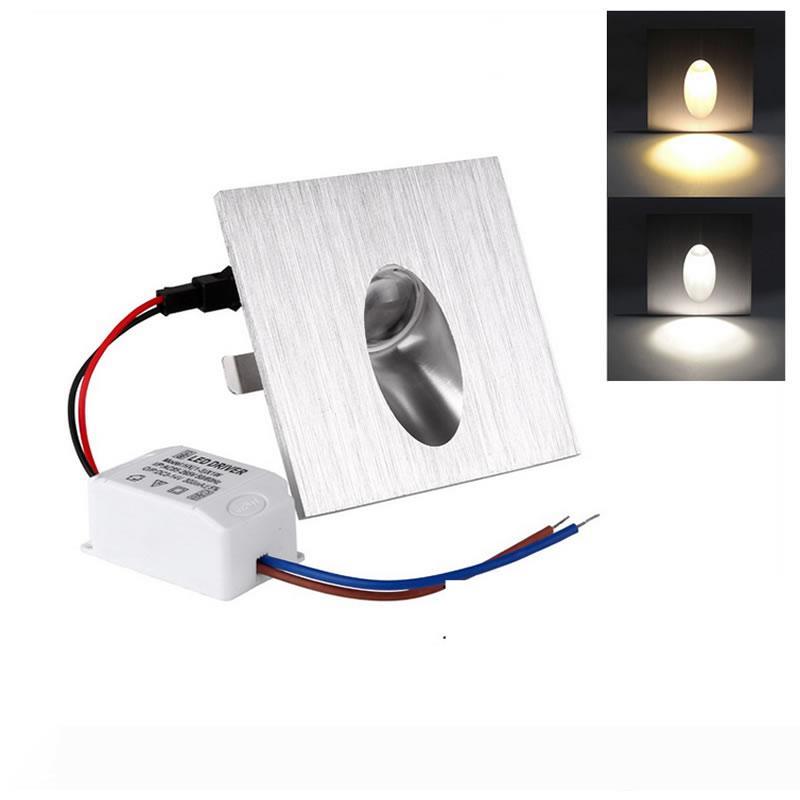 AC110-240V dimmable 3W LED wall lamp for outdoor corner and stair step lighting