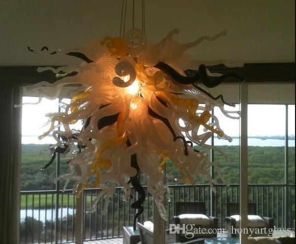 Affordable Chinese-inspired glass chandeliers with LED lighting and free shipping to Italy