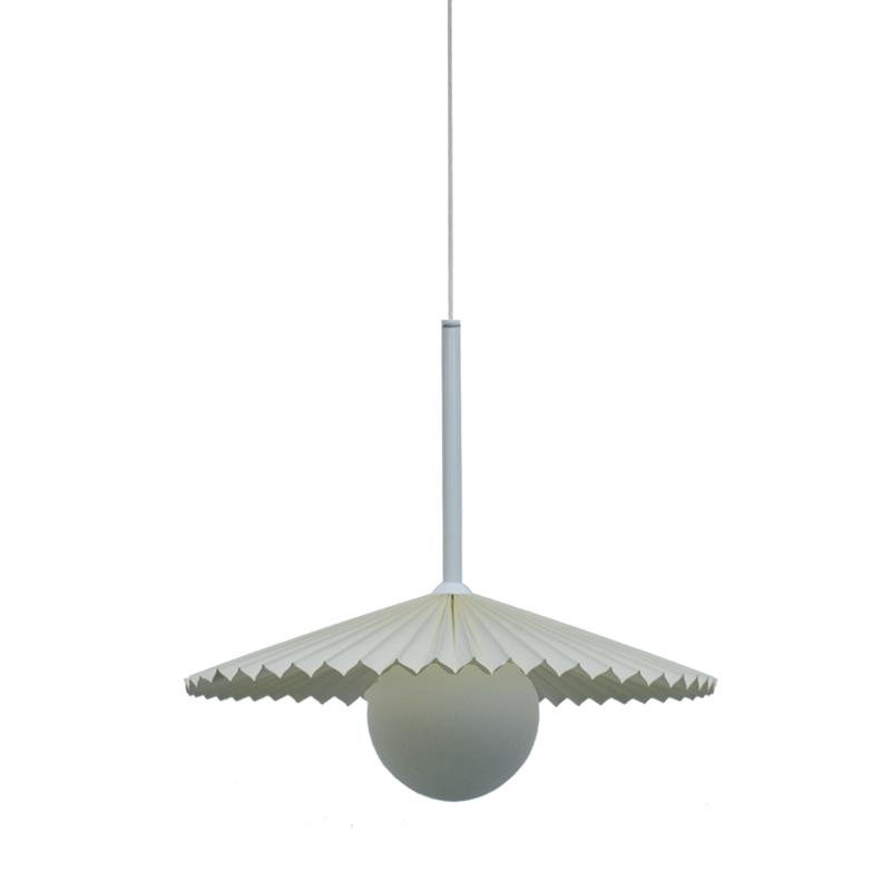 Affordable white fabric pleated lampshades for pendant home lighting