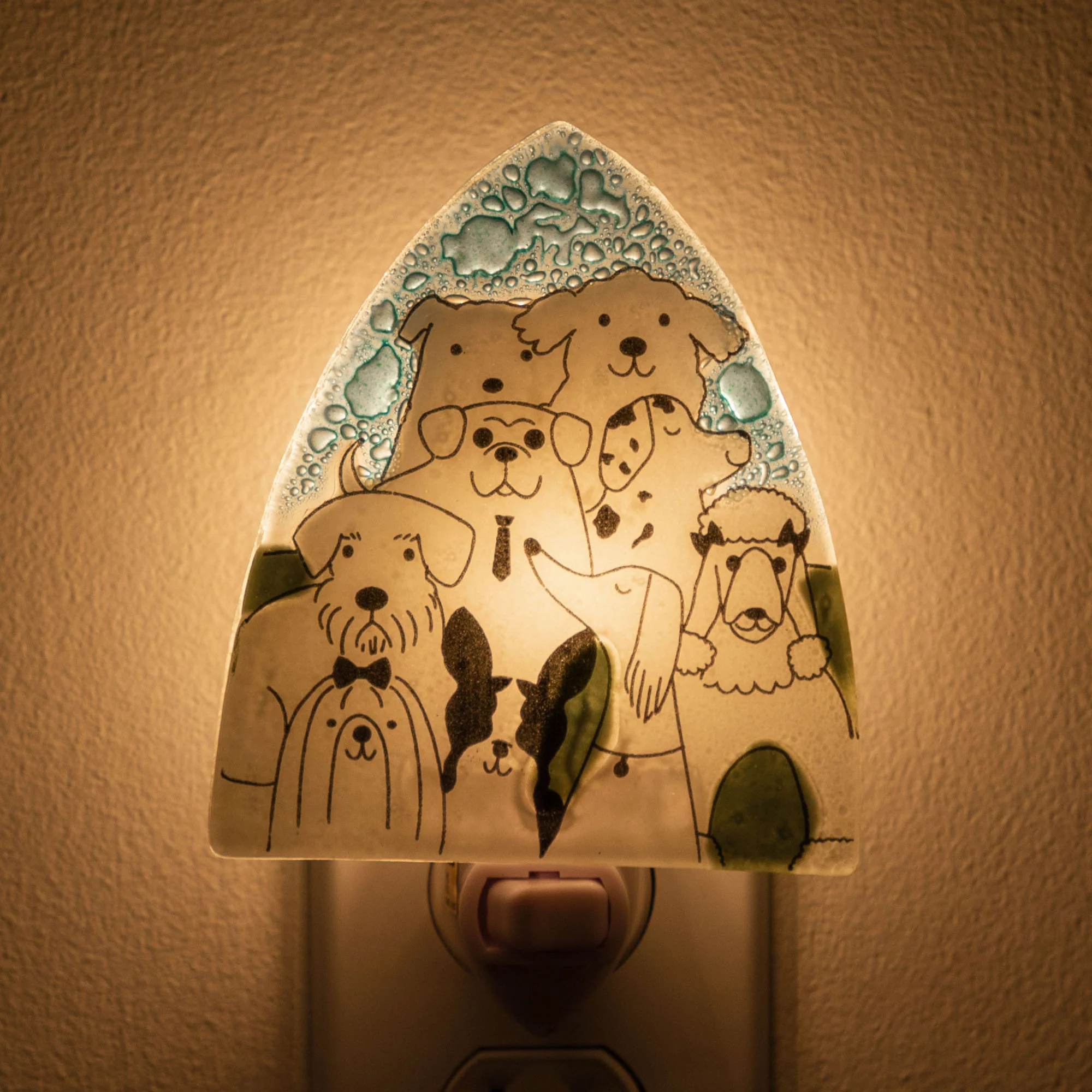 All Over Pets Recycled Glass Nightlight - Dog