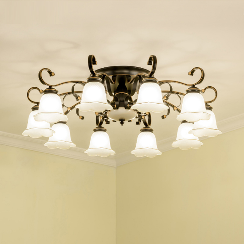 American contemporary LED ceiling lights for living rooms, bedrooms and dining areas with European-inspired design