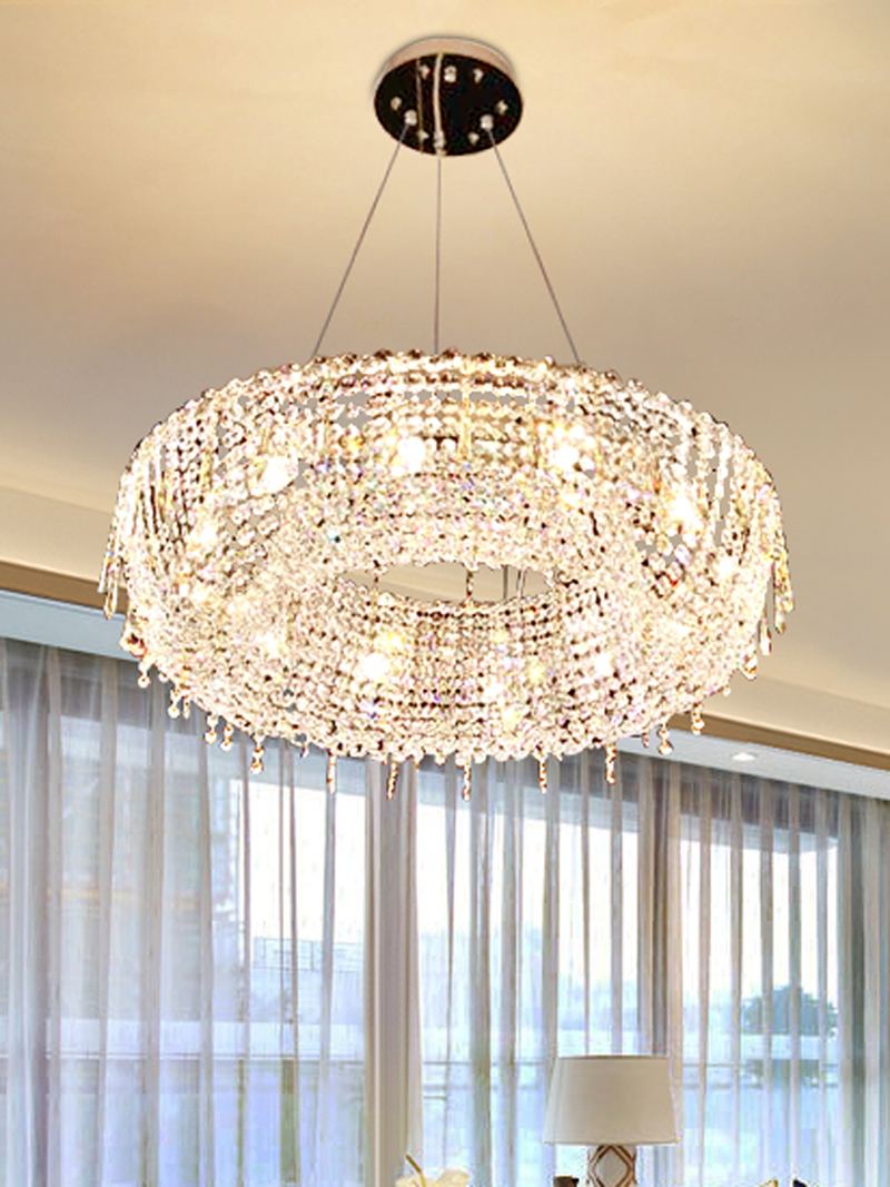 American Crystal Chandeliers: Elegant LED Lighting for Modern Interiors in Hotels, Restaurants, and Homes