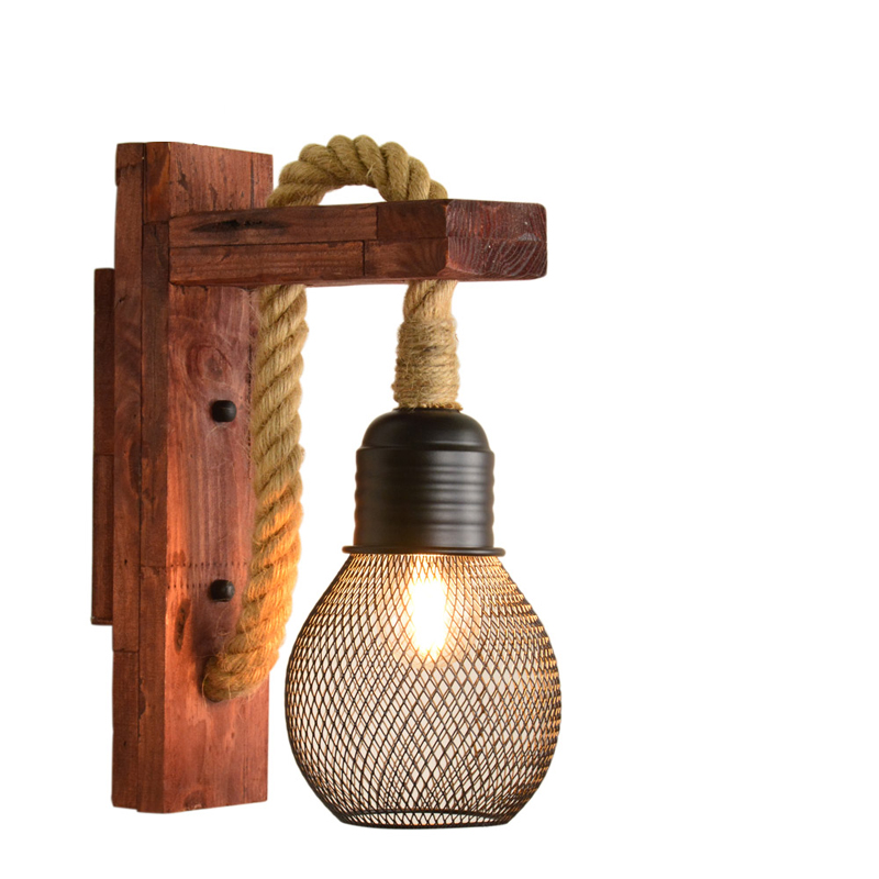 American Living Room Nostalgic Wall Lamp Country Creative Wood Wall Light Retro Dining Bar Aisle Lighitng Industrial Style Sconces

Vintage-style wooden wall sconces for living rooms, dining areas and bars with rustic country charm and industrial flair