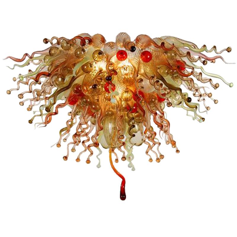 Antique LED pendant lights featuring handcrafted Murano-style glass in unique vintage chandelier designs