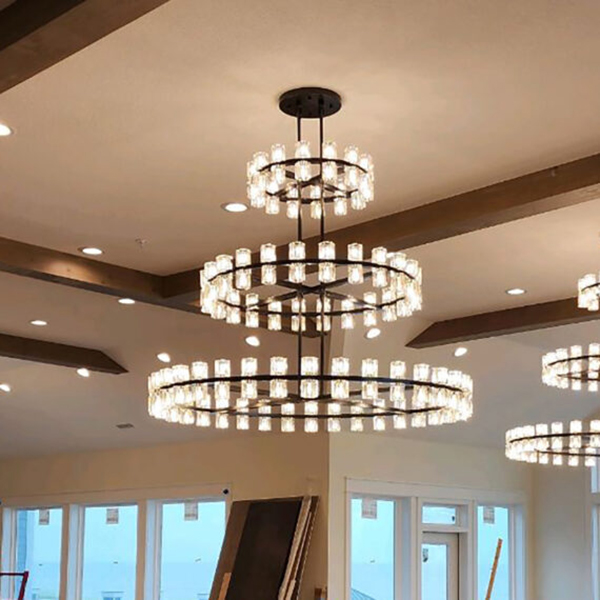 Arcachon 3-Tier Round Chandelier 45 Inches Custom
