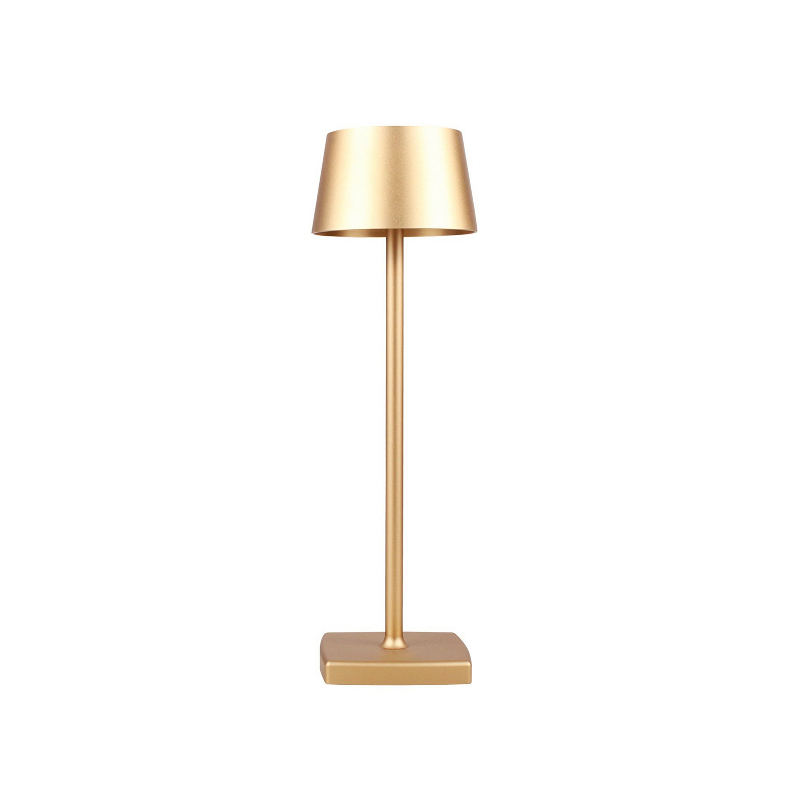 Battery-operated dimmable LED table lamps with IP54 dust and water resistance for indoor and outdoor use