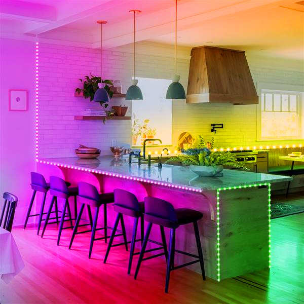 Best selling 12V 10M dual-chip SMD 2835 LED strip with 300 RGB-IR44 beads, waterproof-free 24-key remote control set at 40W