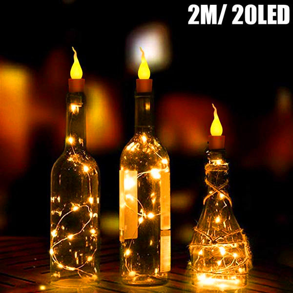 Best-selling Twinkle Star 10x warm wine bottle-shaped LED string lights with 20 fairy lamps