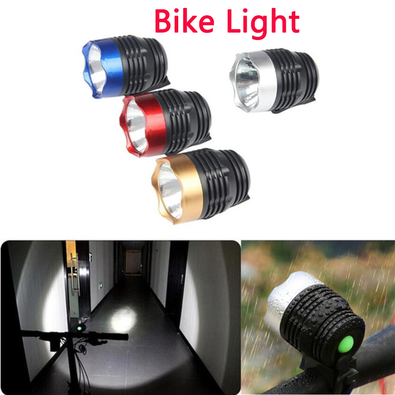 Bicycle LED headlight with 3 brightness modes, waterproof and safe