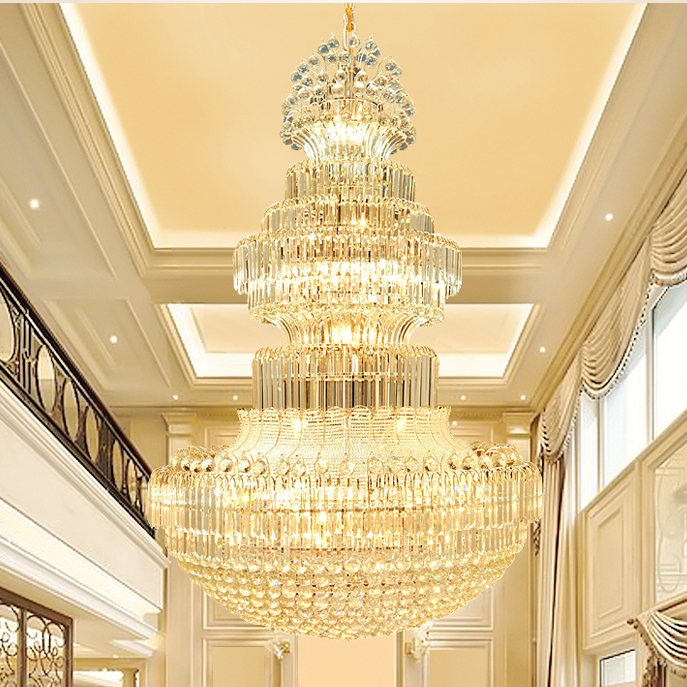 Big LED Modern Crystal Chandeliers Light Fixture European American Chandelier Hotel Hall Lobby Parlor Home Indoor Lighting Dia80cm / 100cm

Elegant contemporary crystal LED chandeliers for hotels, lobbies, parlors, and homes with 80cm or 100cm diameter