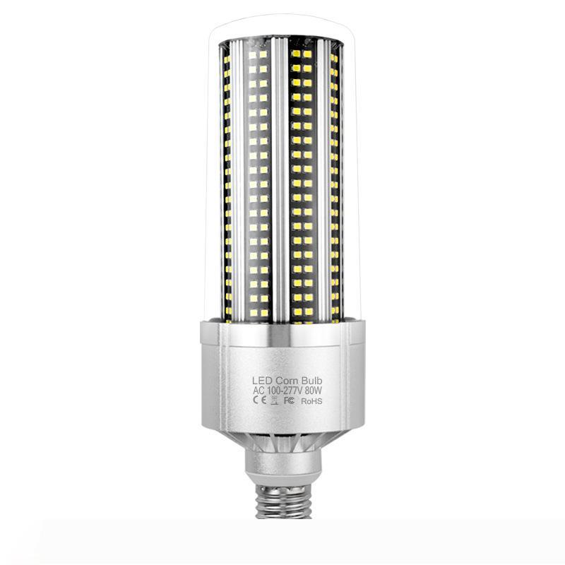 Big Power LED Lamp For Indoor Showroom 110V 220V Garage Lighting SMD2835 Super Bright Smart IC LED E27 Corn Bulb MS006