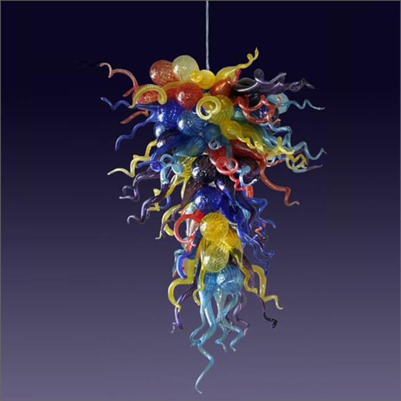 Blown Glass Pendant Lamp Elegant Chandeliers Crystal Flush Mount Chandelier Lighting Modern Staircase Chandelier Led Room Lights