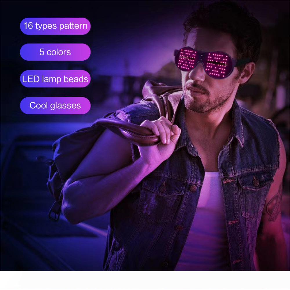 BRELONG 16 dynamic LED glasses with adjustable flashing patterns for lively party lighting