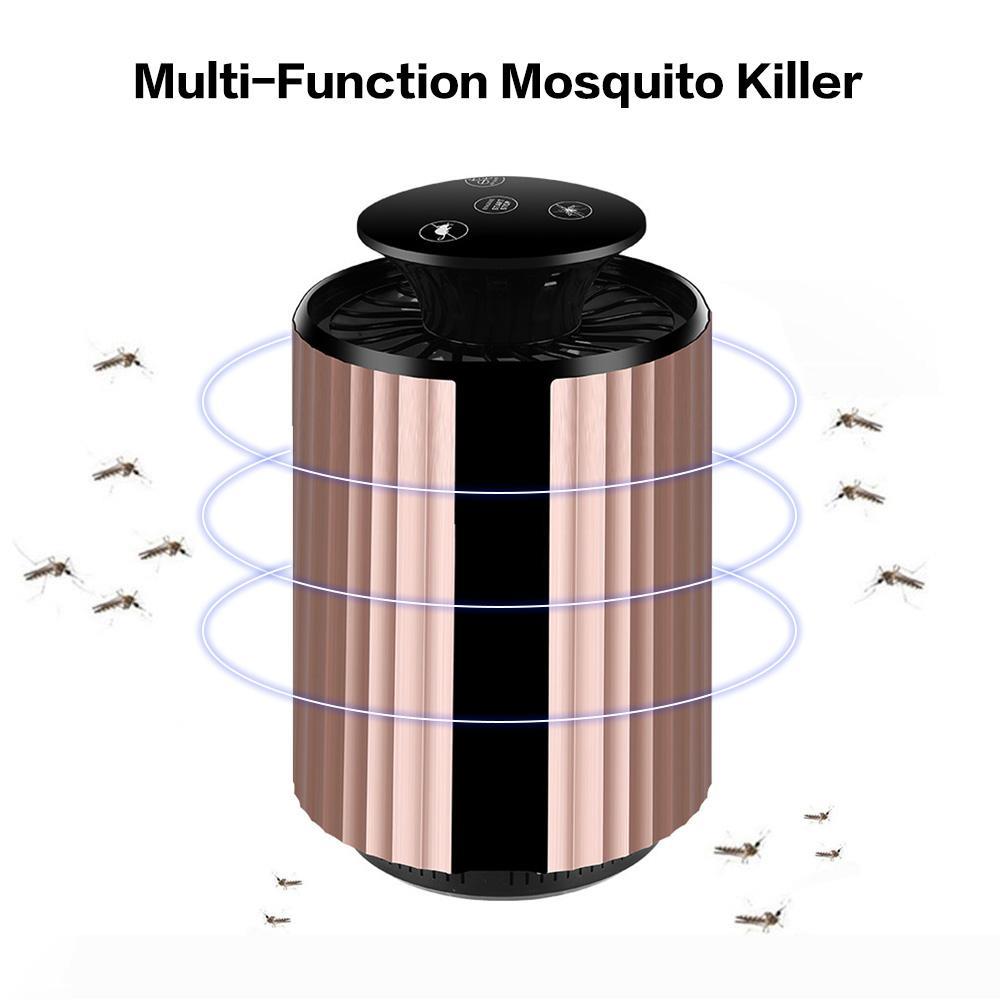 BRELONG 365 nano smart USB mosquito killer with pink night light, silently repelling insects without radiation while improving air circulation