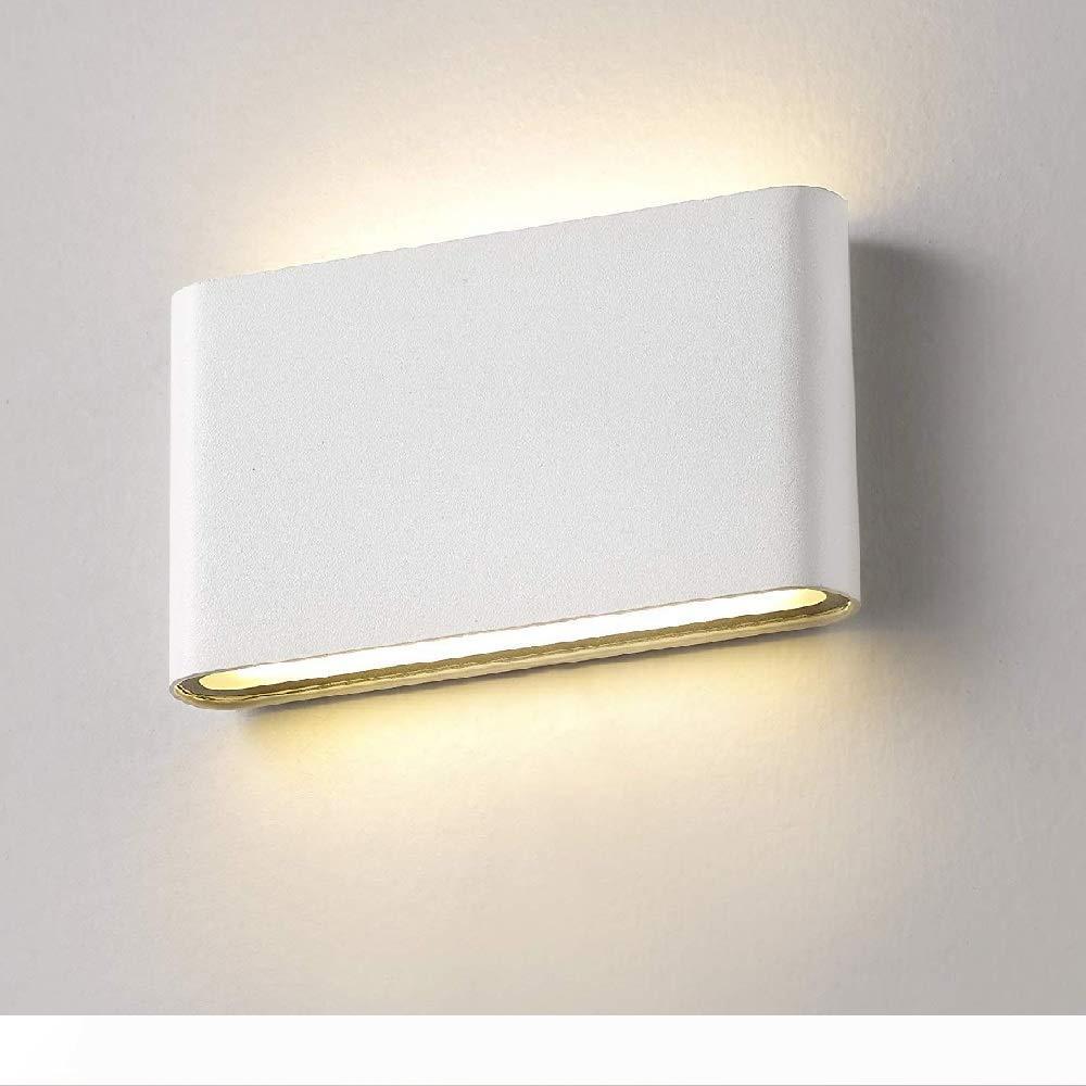 BRELONG 6W LED waterproof outdoor wall lamp with COB technology, ideal for gardens in warm white